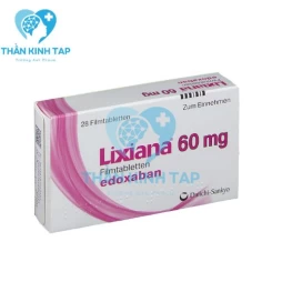 Lixiana 60mg - Hộp 2 vỉ x 14 viên